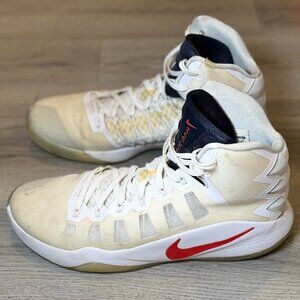 Size 13 - Nike Zoom Hyperdunk Men Basketball Sneakers ShoesWhite/Red 844359-146